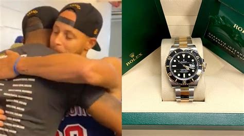 steph curry rolex gift|Stephen Curry gifts Draymond Green, Andre Iguodala engraved .